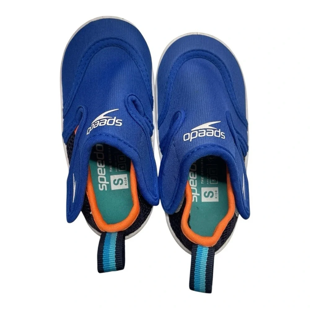 Speedo Toddler Royal Blue Hybrid Water Shoes Size Small 5-6